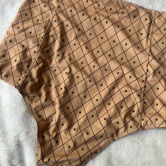 Kortni Jeane Birthday Pineapple Extra High Waist Rise Swim Bottoms Bikini L - Picture 4 of 9